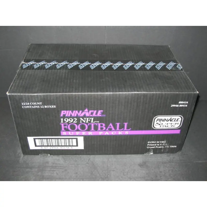 1992 Pinnacle Football Jumbo Case (12 Box)