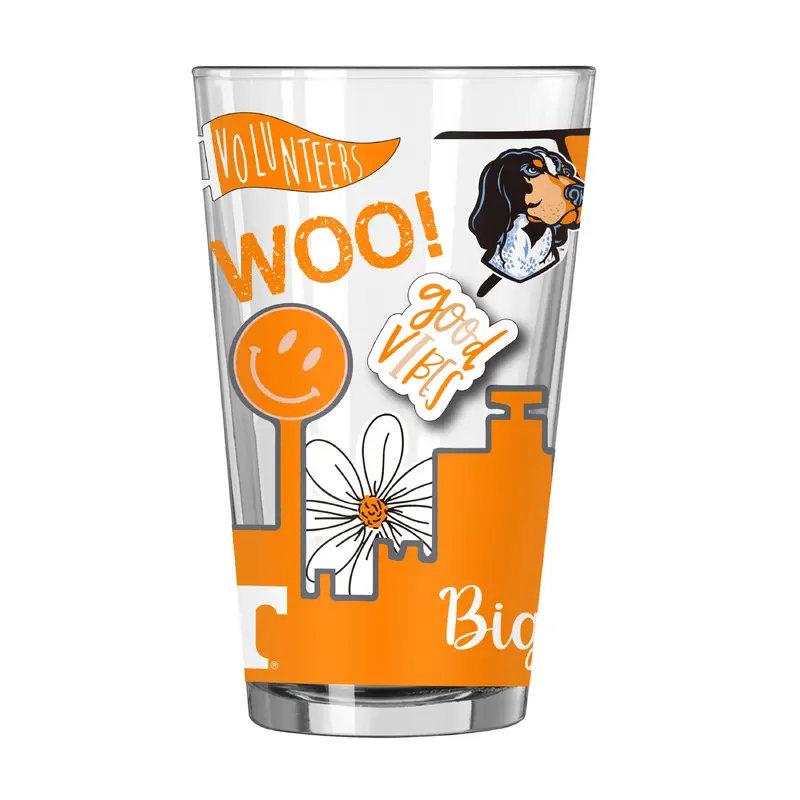 Tennessee 16oz Native Pint Glass