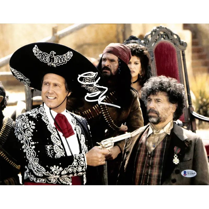Chevy Chase Three Amigos! Authentic Signed 11x14 Photo BAS Witnessed #W43849