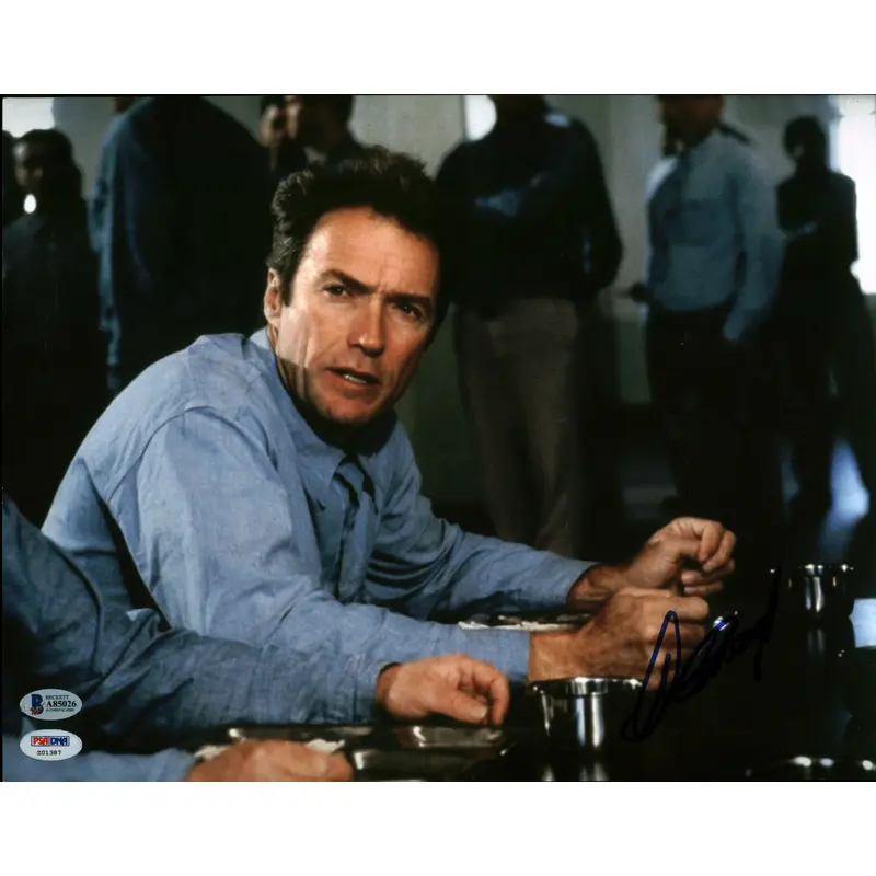 Clint Eastwood Escape From Alcatraz Authentic Signed 11x14 photo BAS #A85026