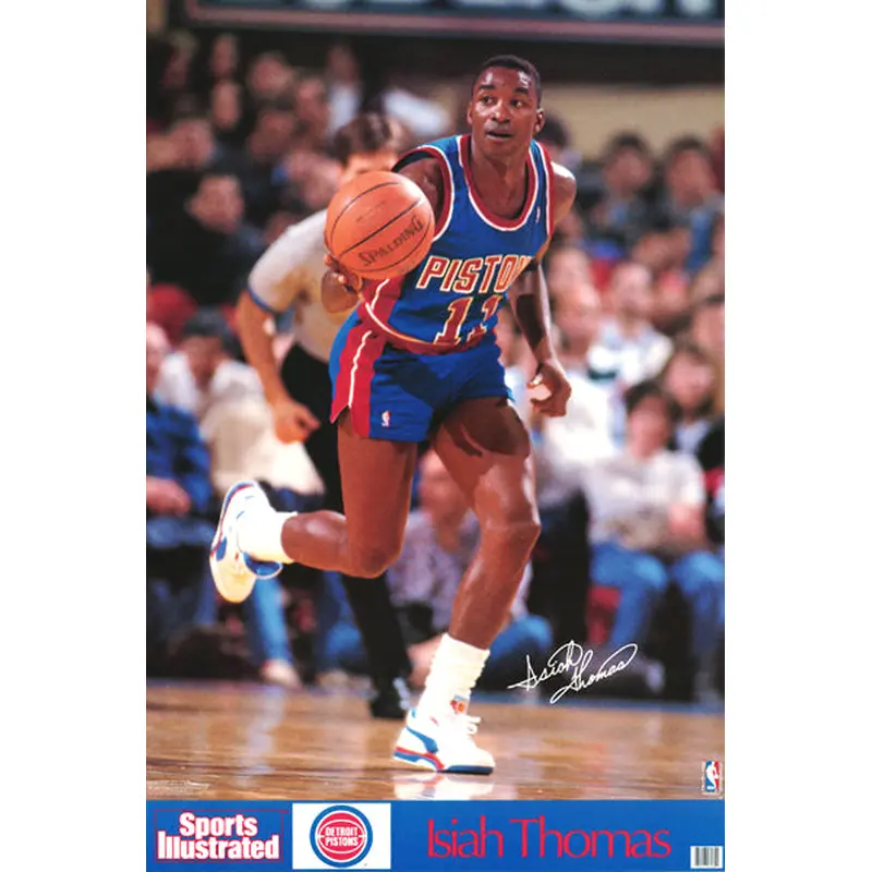 Isiah Thomas "Prime" Detroit Pistons Poster - Marketcom Sports Illustrated 1990