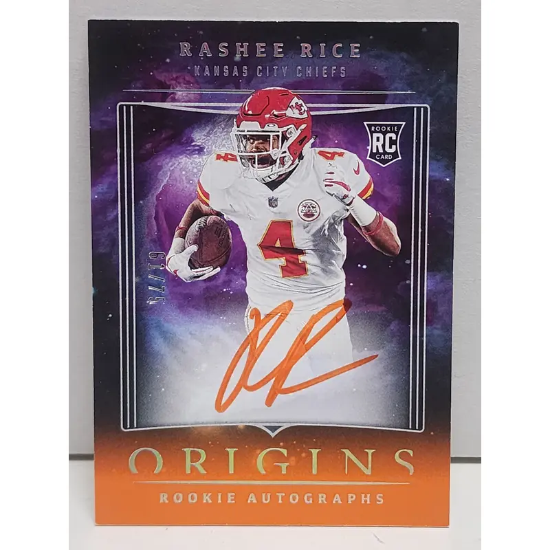 Rashee Rice 2023 Panini Origins Orange Auto Rookie #61/75