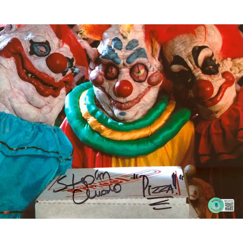 Stephen Chiodo Killer Klowns From Outer Space Signed 8x10 Photo BAS #BA73153