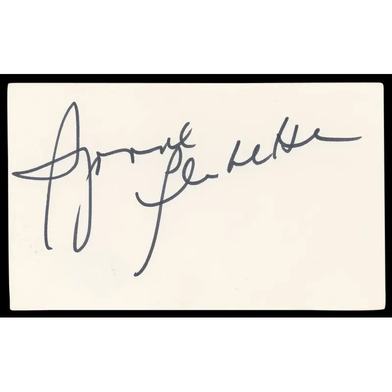 Suzanne Pleshette The Bob Newhart Show Signed 3x5 Index Card BAS #BL96498