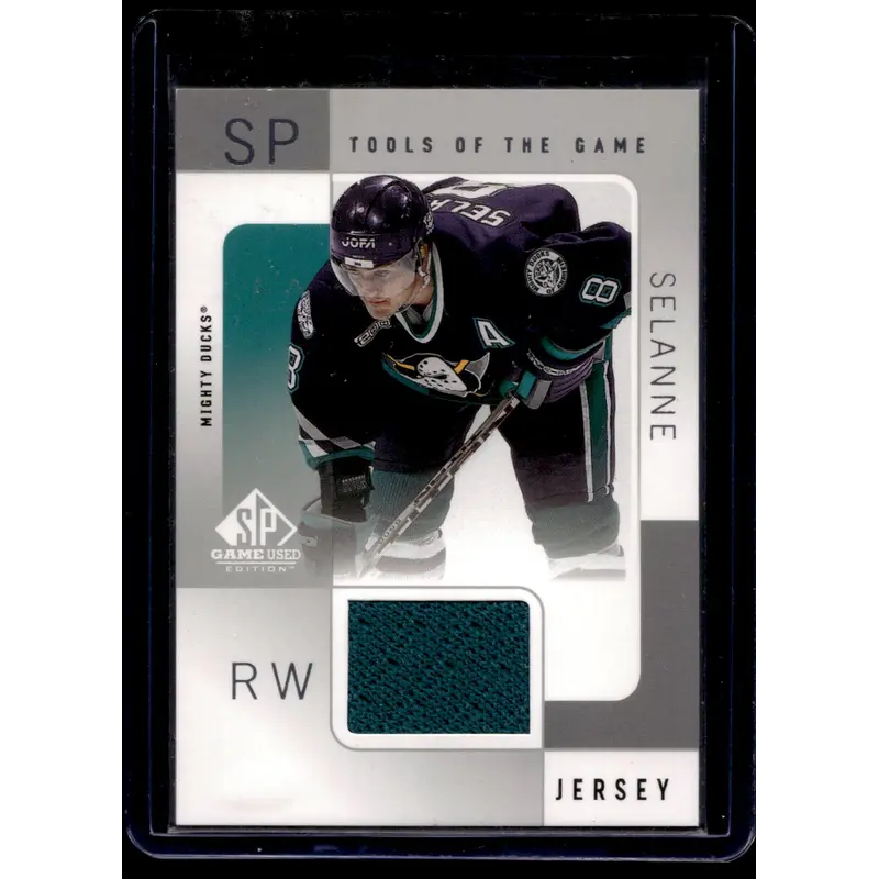 2000-01 Upper Deck SP Game Used Edition - Tools of the Game - Teemu Selanne #TS
