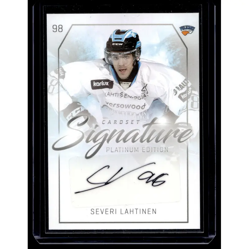 2018-19 Cardset Signature Platinum Edition - Severi Lahtinen /125