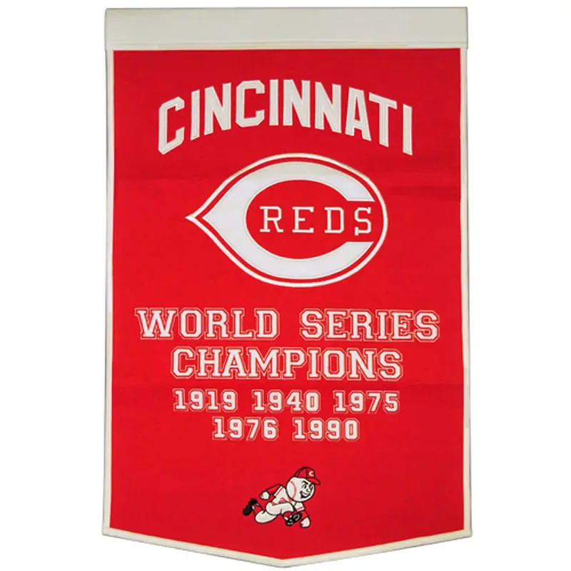 Cincinnati Reds World Series Championship Dynasty Banner