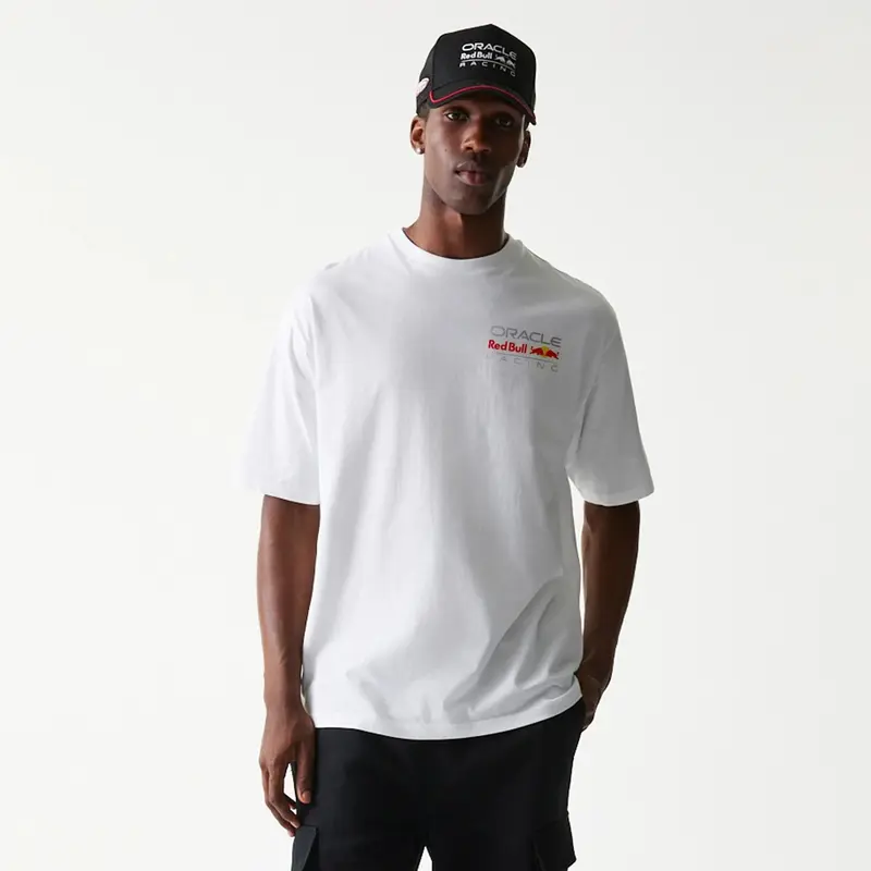 Red Bull Racing White Oversized T-Shirt