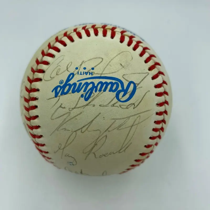 1983 Baltimore Orioles World Series Champs Team Signed Baseball Ripken JSA COA