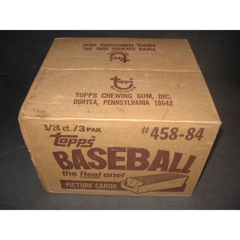 1984 Topps Baseball Grocery Rack Pack Case (3 Box)