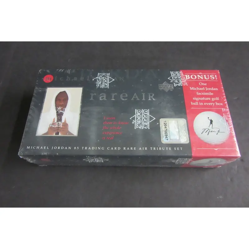 1997 Upper Deck Basketball Michael Jordan Rare Air Factory Set (w/ Golf Ball)