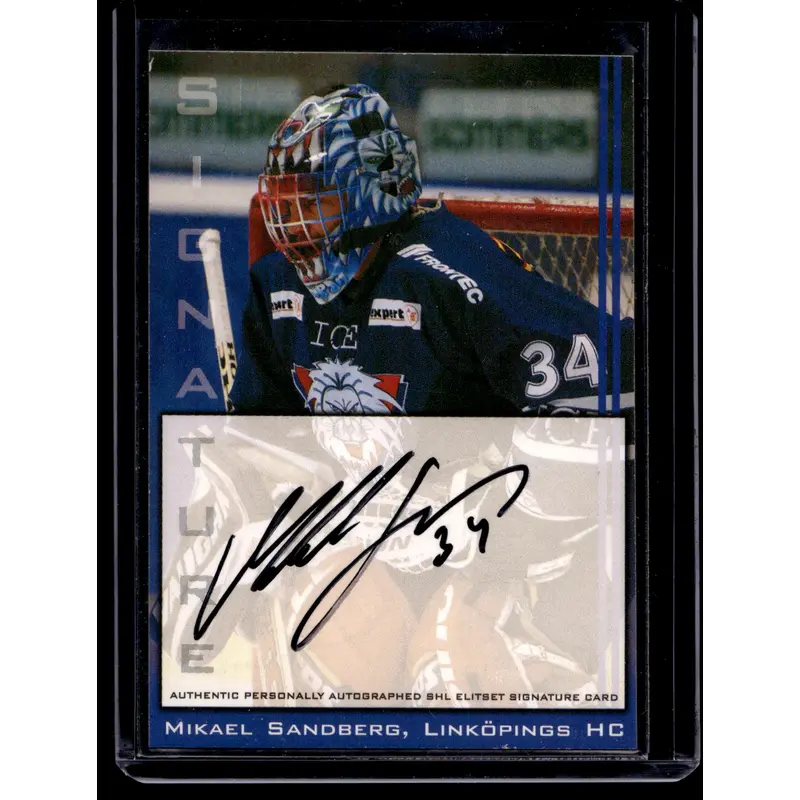 2002-03 SHL Signatures - Mikael Sandberg