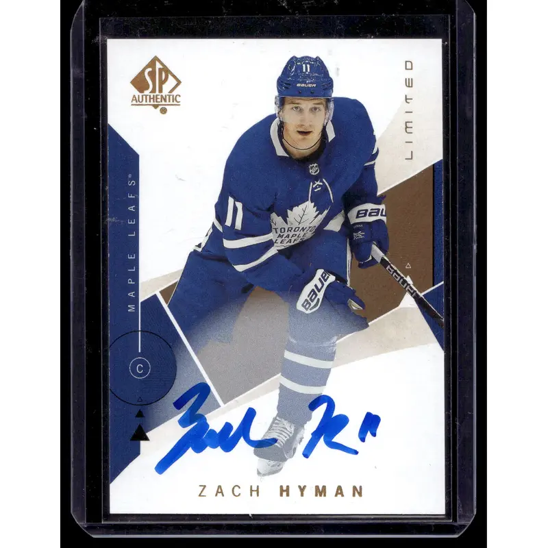 2018-19 Upper Deck SP Authentic - Limited Autographs - Zach Hyman #91