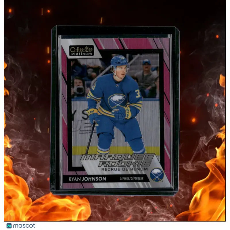 2023-24 O-Pee-Chee Platinum Ryan Johnson Matte Pink Marquee Rookie #251