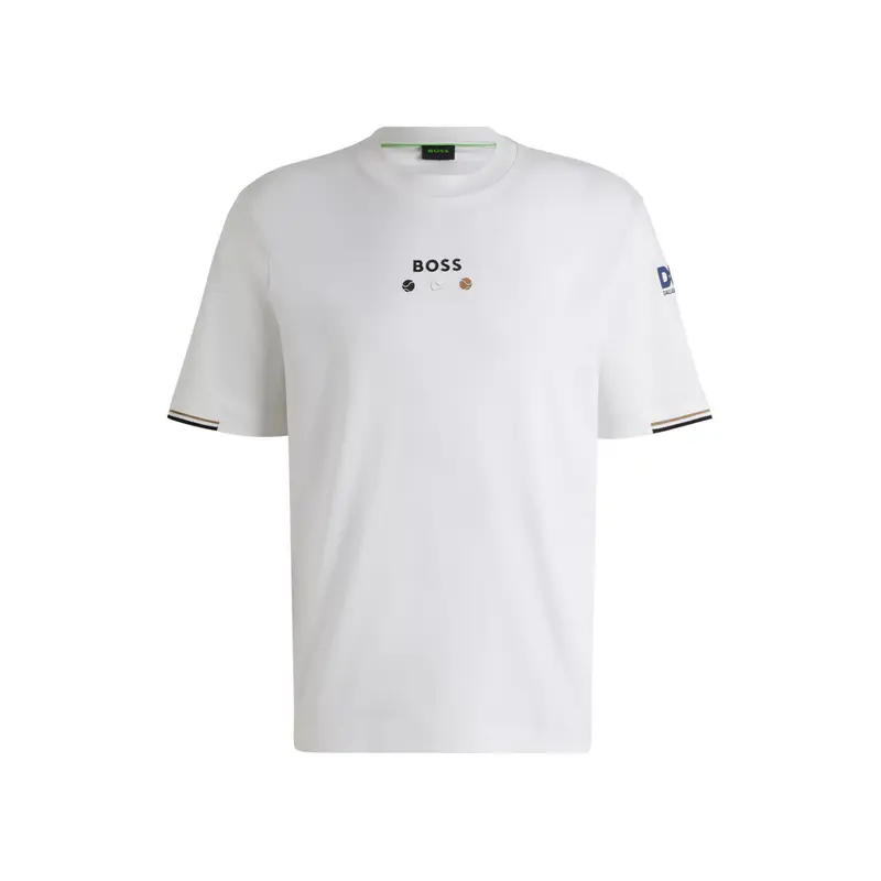 HUGO BOSS MENS T SHIRT TEE BOSS OPEN 25 WHITE 50545292100