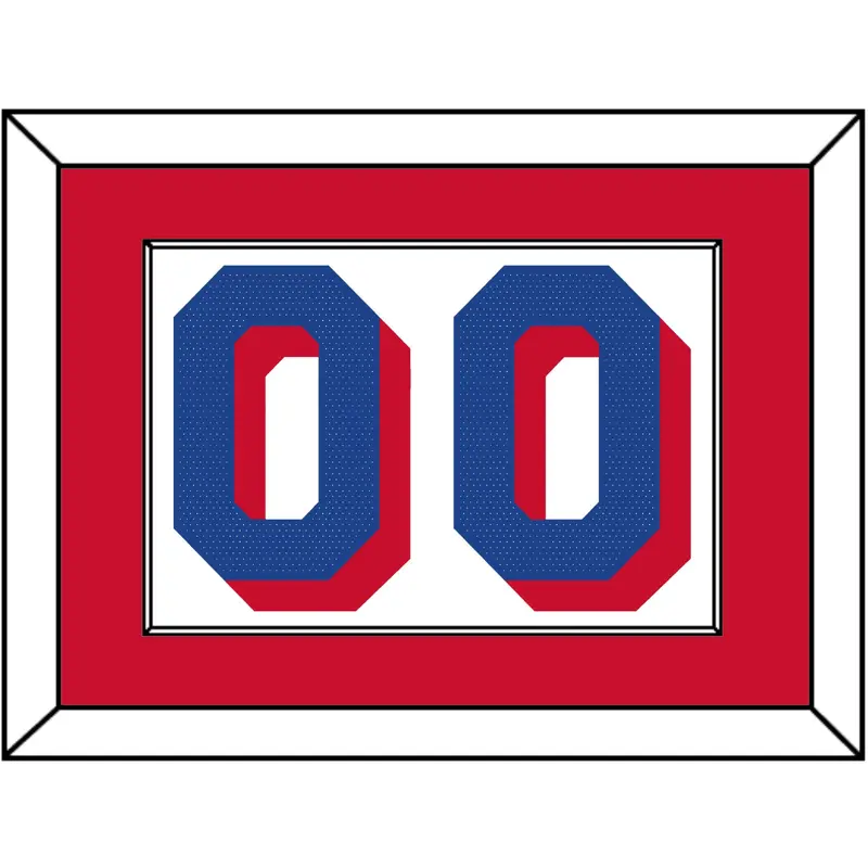 Philadelphia Number - White Association - Single Mat 2