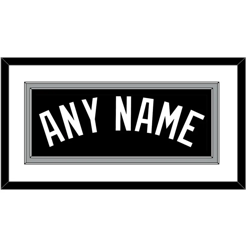 San Antonio Name - Road Black (1989-2002) - Double Mat 1
