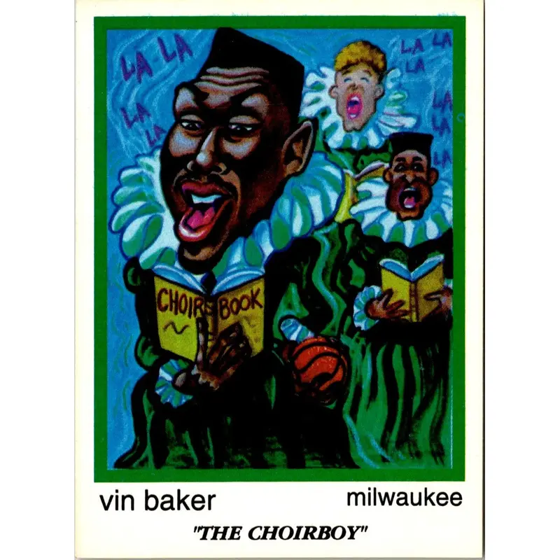 1993 First Amendment Publishing Skinnies Vin Baker #97