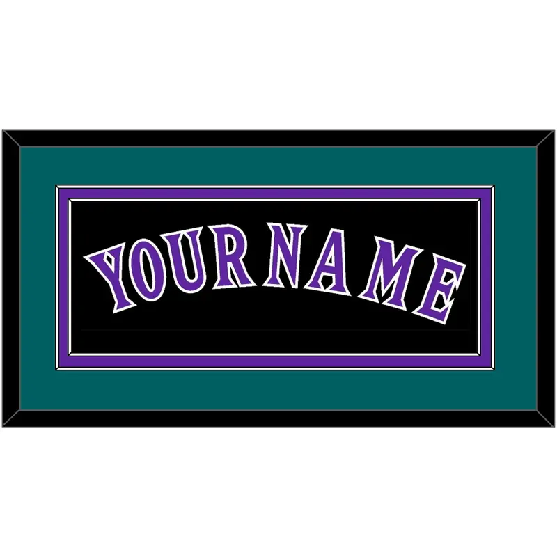 Arizona Name - Alternate Black (2001-2006) - Double Mat 4