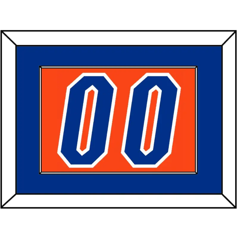 Florida Basketball Number - Road Orange (2017-2018) - Single Mat 2