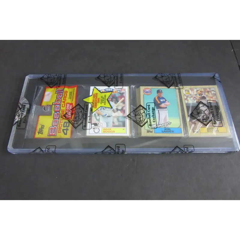 1987 Topps Baseball Unopened Rack Pack (BBCE) (Bonds)