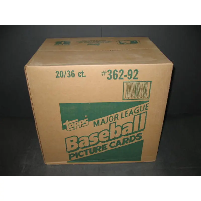 1992 Topps Baseball Case (20 Box) (362-92)