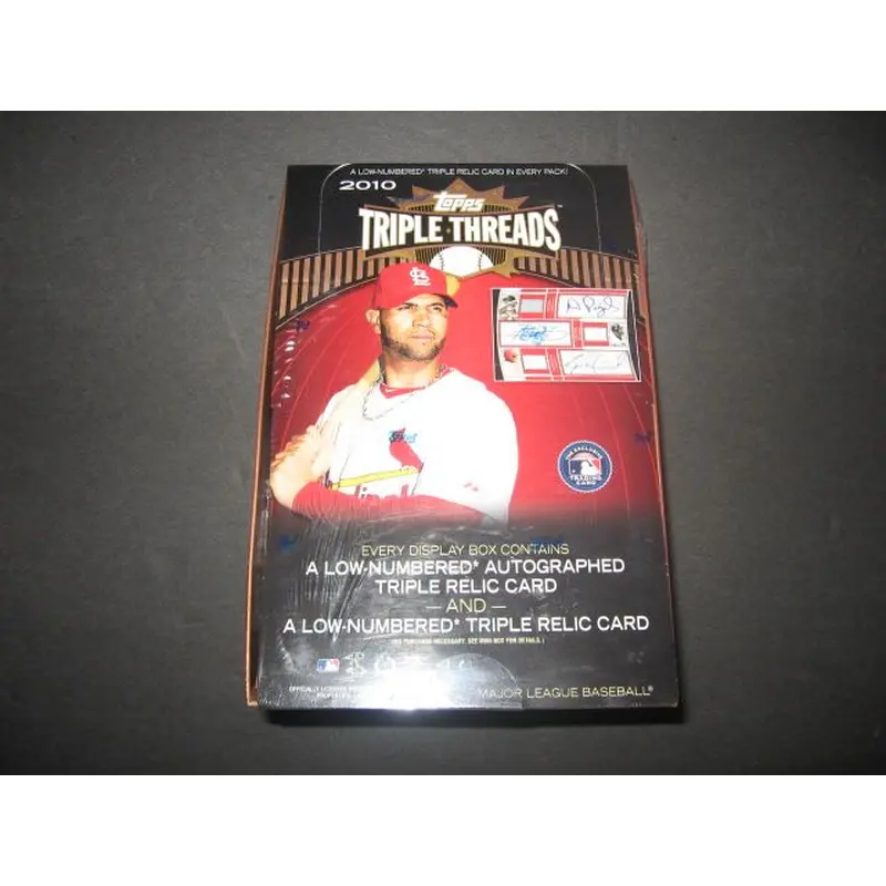 2010 Topps Triple Threads Baseball Box (Hobby)
