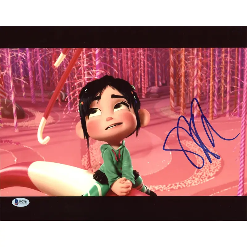 Sarah Silverman Wreck-It Ralph Authentic Signed 11X14 Photo BAS #C54211