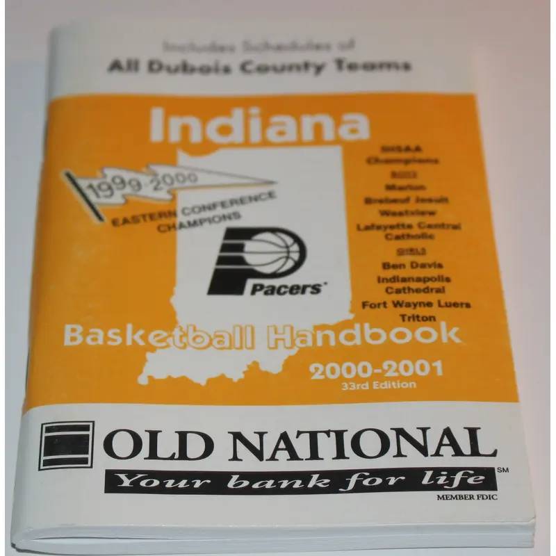 2000-01 Indiana Basketball Handbook