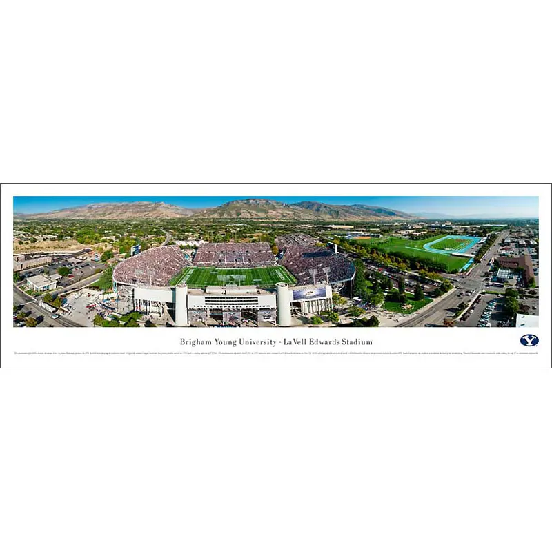 Brigham Young University Edwards Stadium Aerial Panorama - Blakeway Worldwide