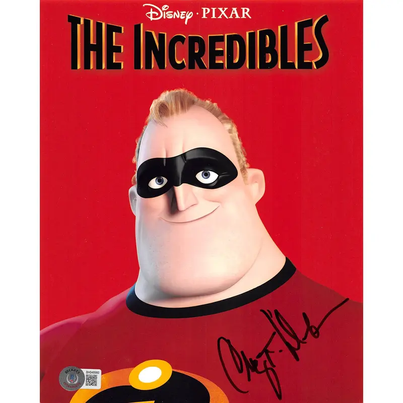 Craig T. Nelson The Incredibles Authentic Signed 8x10 Vertical Photo BAS 3