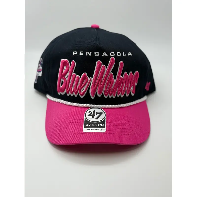 Pensacola Blue Wahoos '47 Navy Drop Shadow Rope Hitch Hat