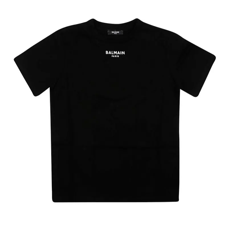 BALMAIN T SHIRT WOMEN SS TEE W/ SMALL LOGO BT8Q41 930