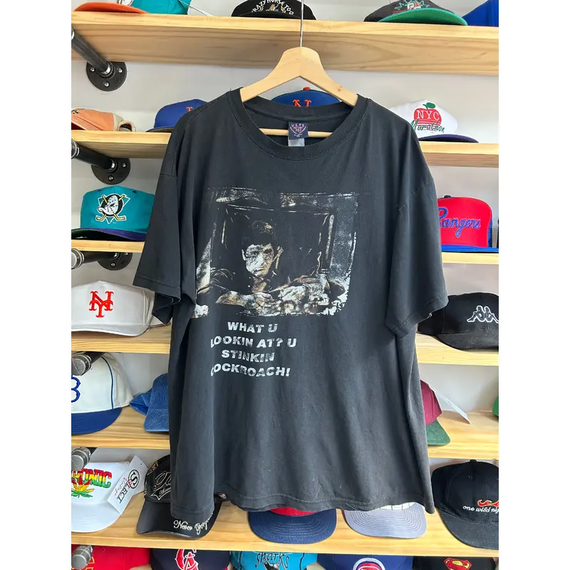 Vintage Bootleg Y2K Scarface Double Sided Tee XL