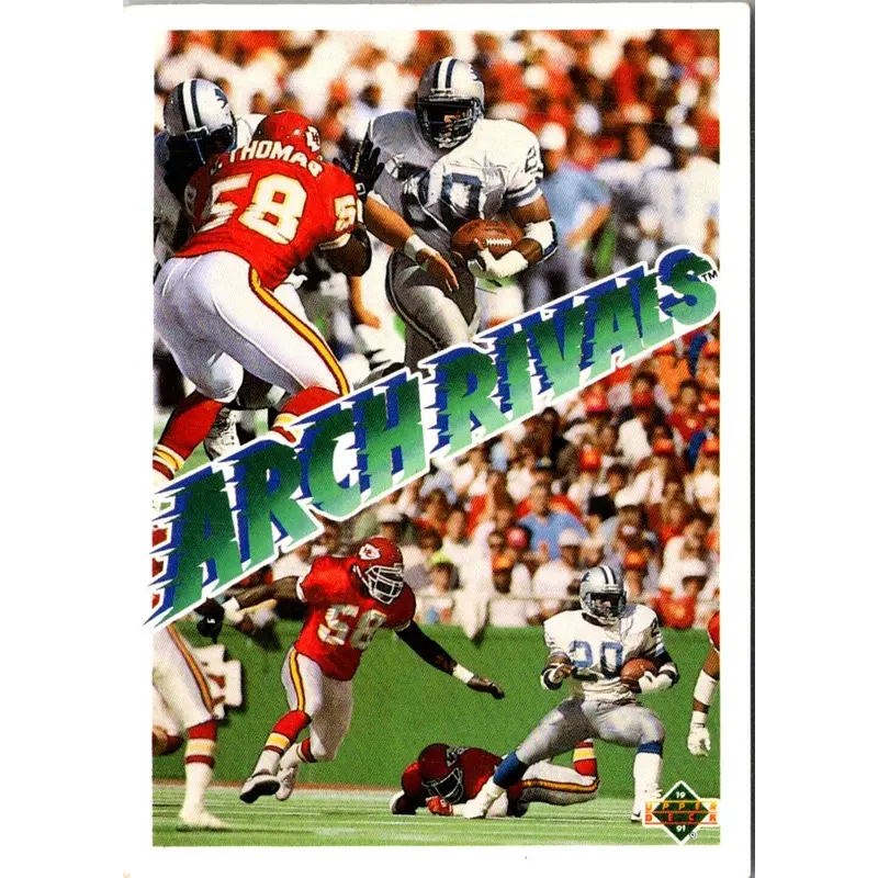 1991 Upper Deck Barry Sanders/Derrick Thomas #656