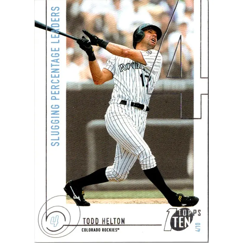 2002 Topps Ten Todd Helton #65
