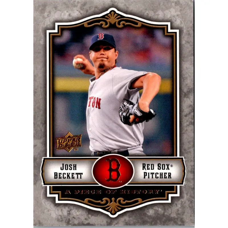 2009 Upper Deck A Piece of History Josh Beckett #10