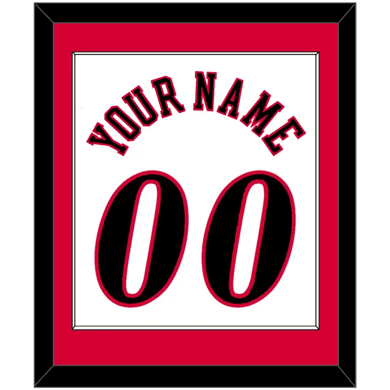 Philadelphia Name & Number - Home White (1997-2009) - Single Mat 2