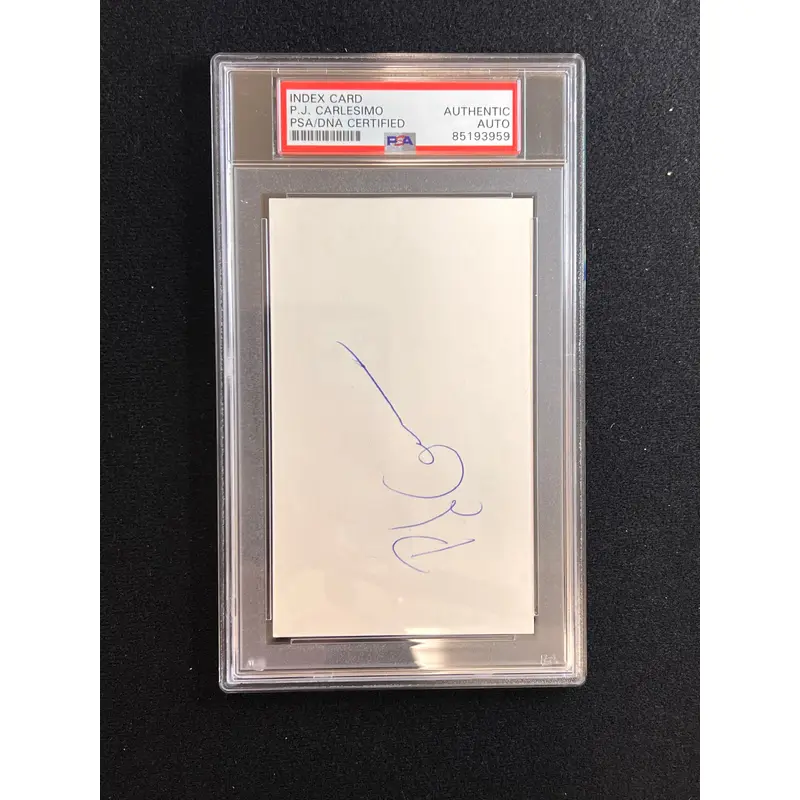 PJ Carlesimo Signed Cut PSA/DNA AUTO Slabbed Autographed