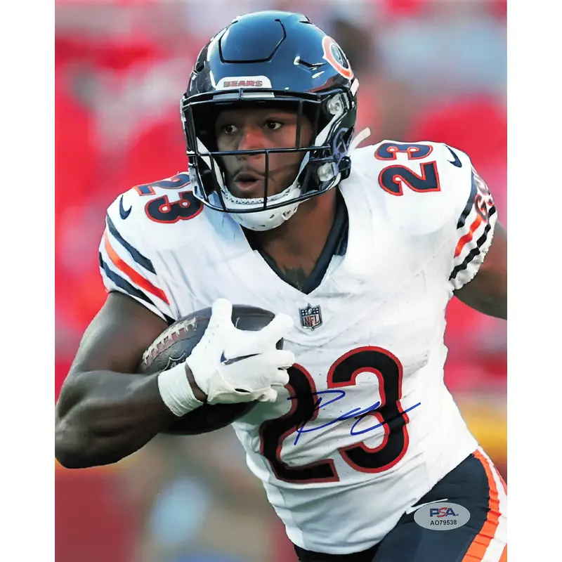Roschon Johnson Signed 8x10 photo PSA/DNA Chicago Bears Autographed