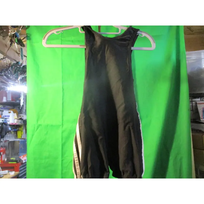 Used Adidas Black youth Medium Wrestling Singlet