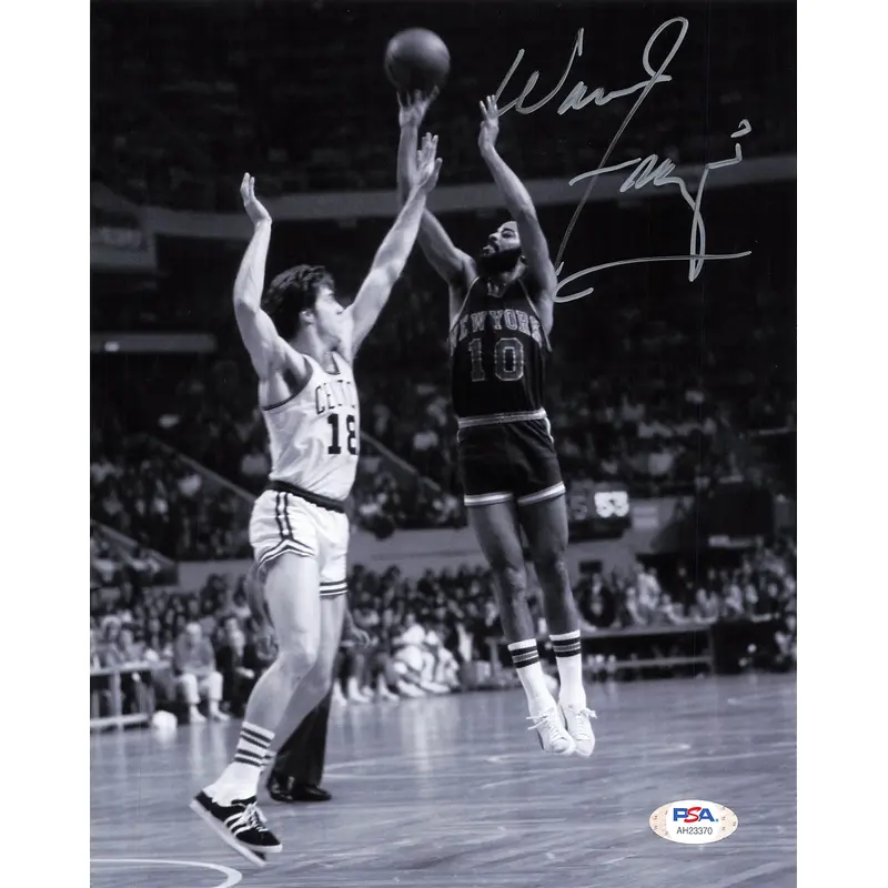 Walt Frazier signed 8x10 photo PSA/DNA New York Knicks Autographed