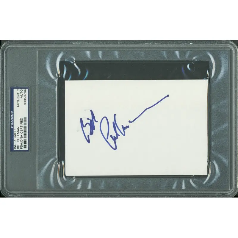 Bill Pullman Authentic Signed 4x6 Index Card Autographed PSA/DNA Slabbed 2