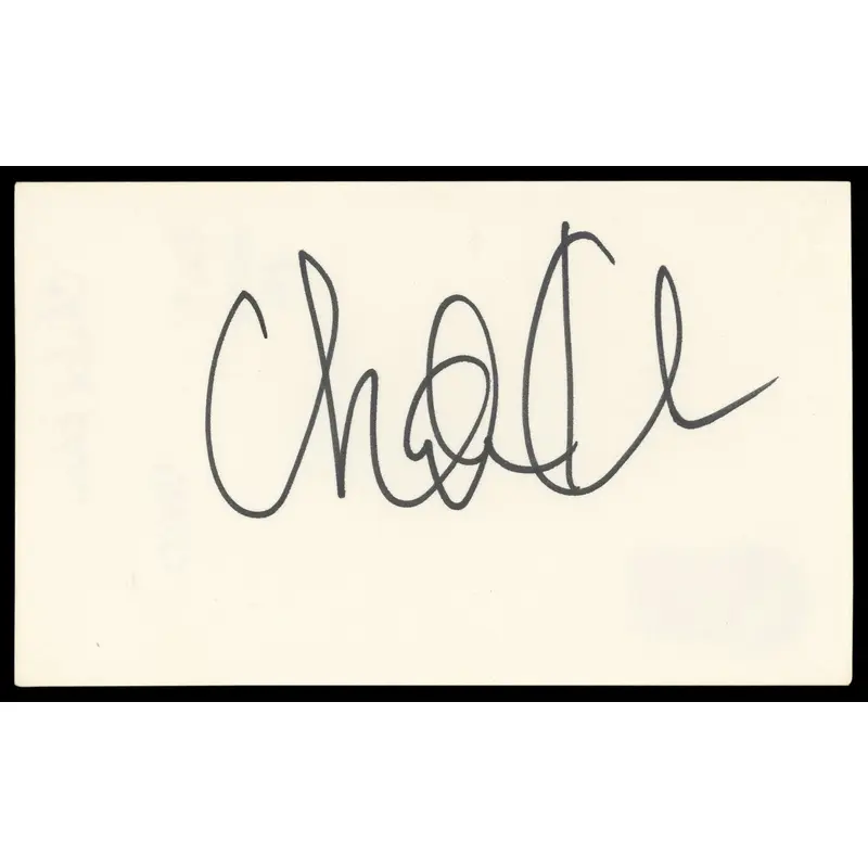 Chaka Khan The Blues Brothers Authentic Signed 3x5 Index Card BAS #BM56973