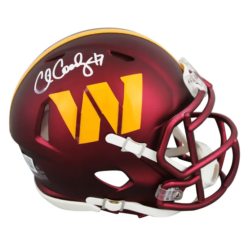 Commanders Chris Cooley Authentic Signed Speed Mini Helmet BAS Witness #1W951808