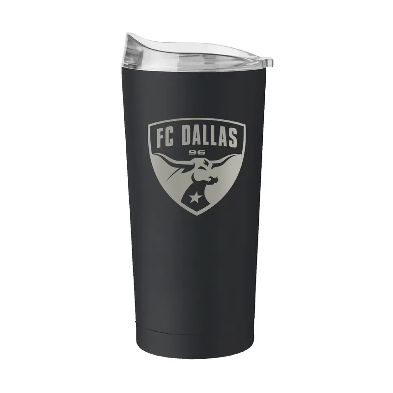 FC Dallas Black Powdercoat Gunmetal 20oz Tumbler