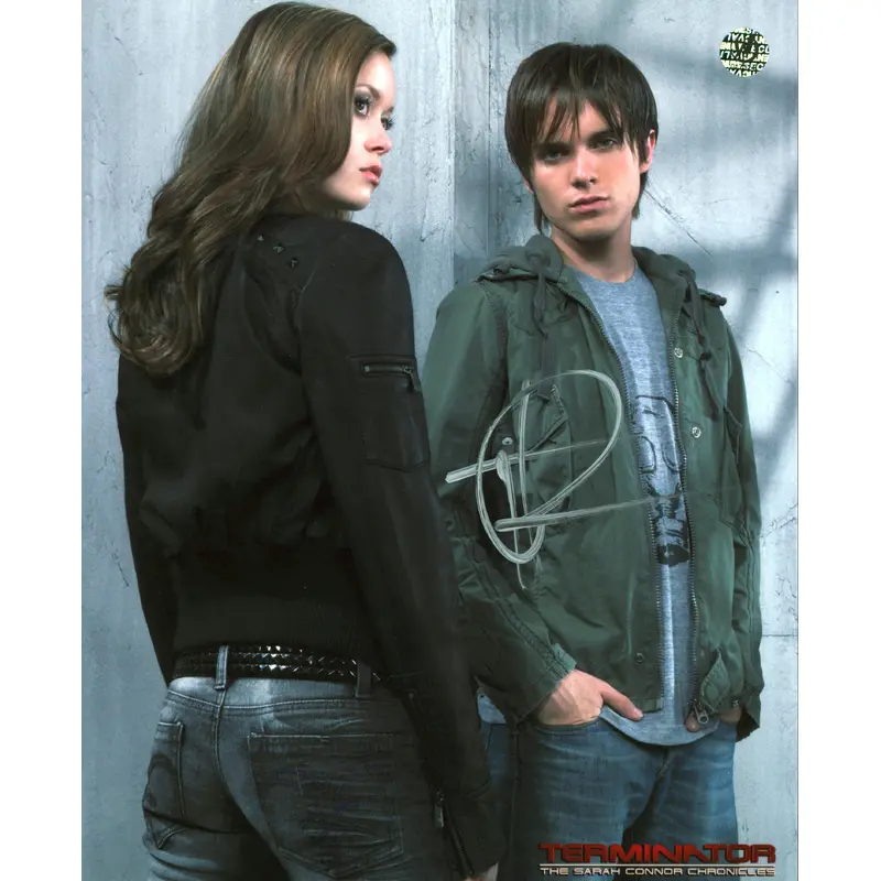 Thomas Dekker Terminator Sarah Connor Chronicles Signed 8x10 Photo WW #017324