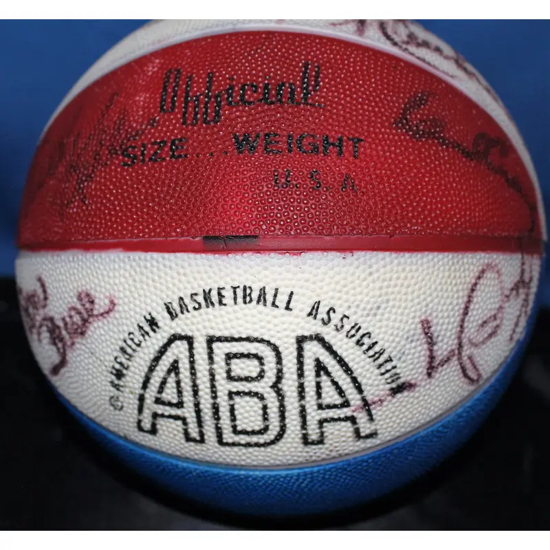 1970's Indiana Pacers Autographed ABA Basketball