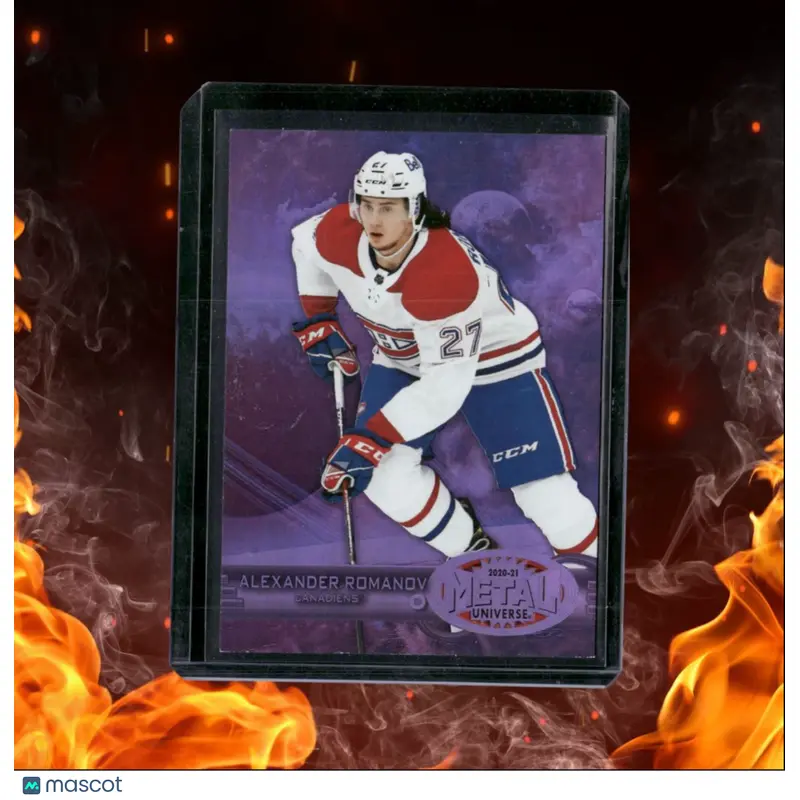 2020-21 Skybox Metal Universe Alexander Romanov 1997-98 Retro Purple Spectrum