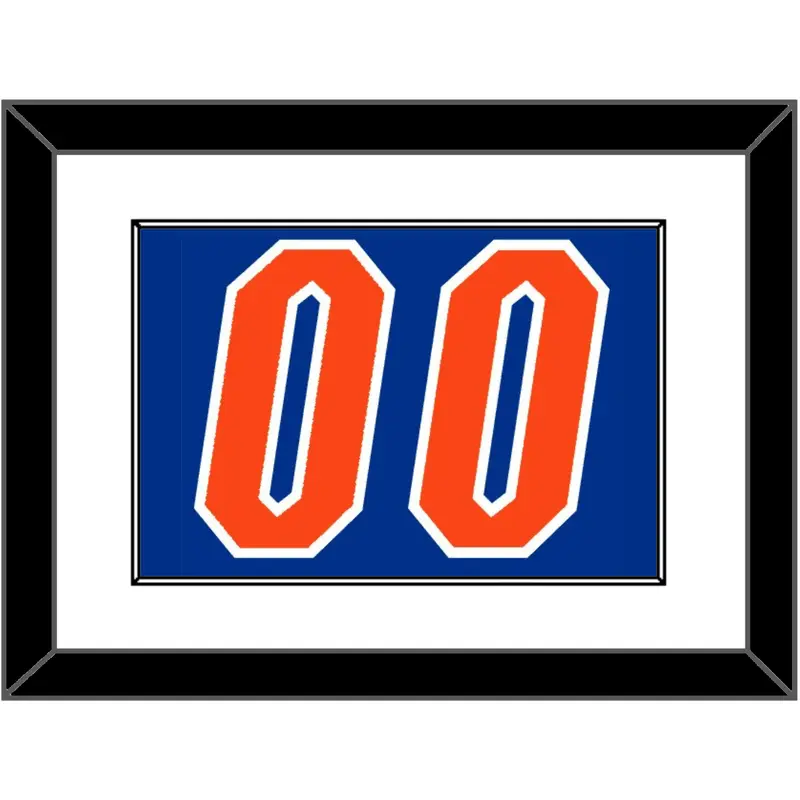 Florida Basketball Number - Road Blue (2017-2018) - Single Mat 1